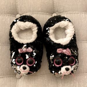 Ty Sequin Seal Slippers